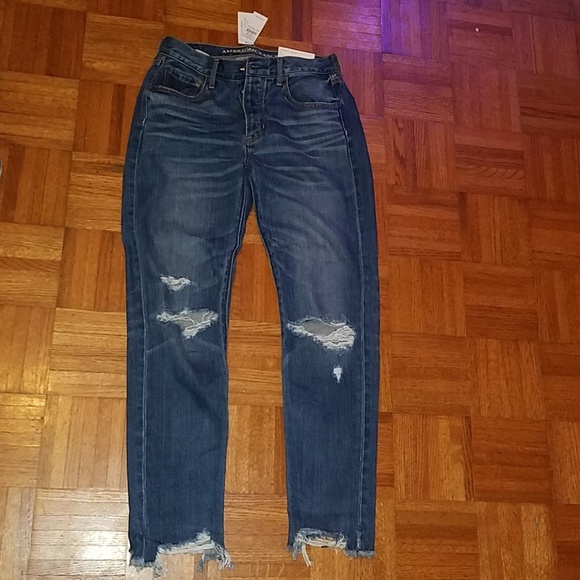 american eagle high rise girlfriend